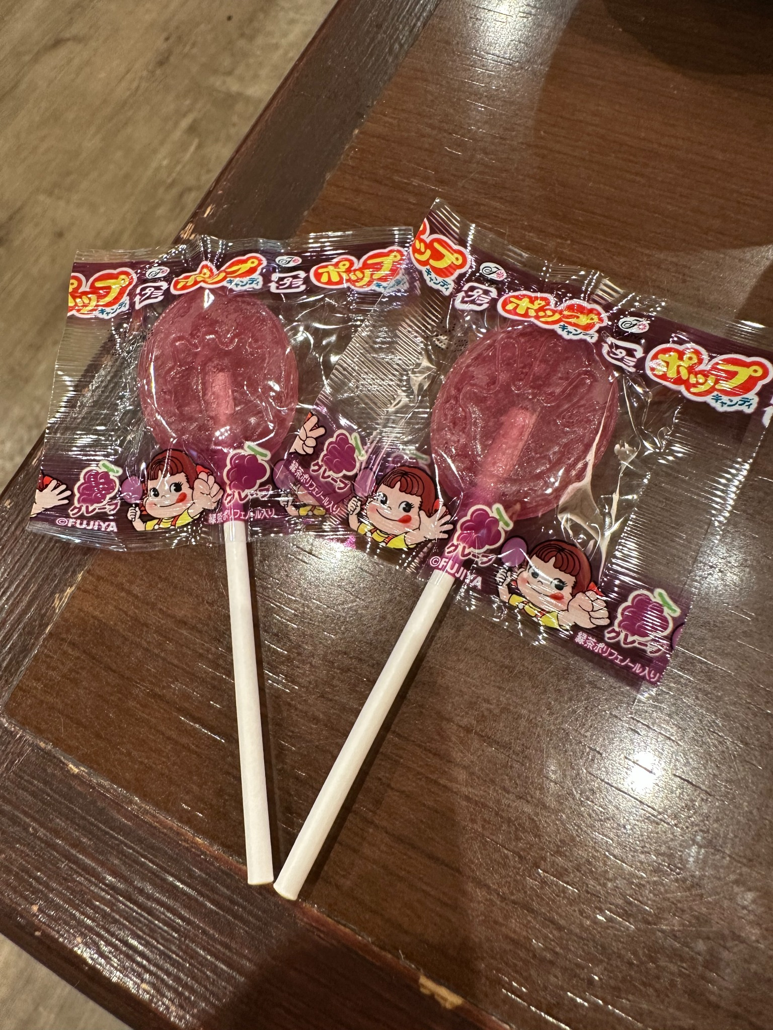 子ども向けにもらったペロペロキャンディー